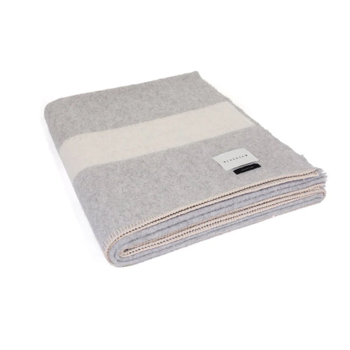 Blacksaw The Siempre Recycled Blanket - Light Heather