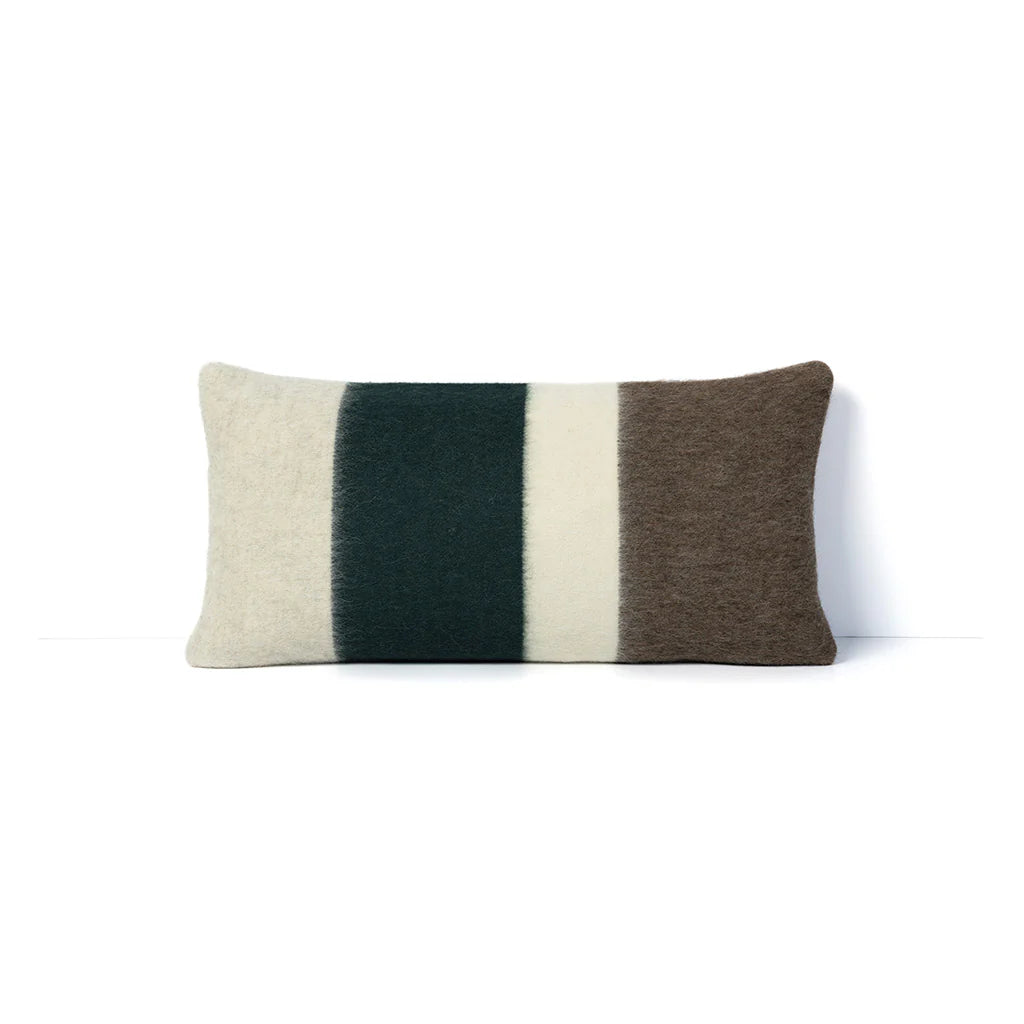 Blacksaw Kimura Heirloom Throw Pillow 23" x 11" - Forest