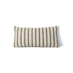 Blacksaw Lee Heirloom Throw Pillow 23" x 11" Zero Dye - Shoji/Cacao Stripe