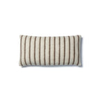 Blacksaw Lee Heirloom Throw Pillow 23" x 11" Zero Dye - Shoji/Cacao Stripe