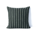 Blacksaw Lee Heirloom Throw Pillow 23" x 23" - Darkest Spruce/Onsen Stripe