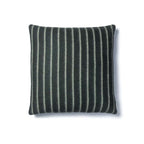 Blacksaw Lee Heirloom Throw Pillow 23" x 23" - Darkest Spruce/Onsen Stripe