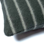 Blacksaw Lee Heirloom Throw Pillow 23" x 23" - Darkest Spruce/Onsen Stripe