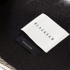 Blacksaw The Siempre Recycled Blanket - Black/Ivory Stripe