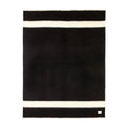 Blacksaw The Siempre Recycled Blanket - Black/Ivory Stripe