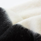 Blacksaw The Siempre Recycled Blanket - Ivory/Black Stripe