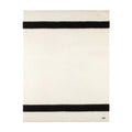 Blacksaw The Siempre Recycled Blanket - Ivory/Black Stripe