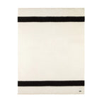 Blacksaw The Siempre Recycled Blanket - Ivory/Black Stripe