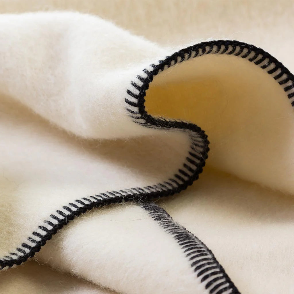 Blacksaw The Siempre Speakeasy Recycled Blanket - Speakeasy Ivory