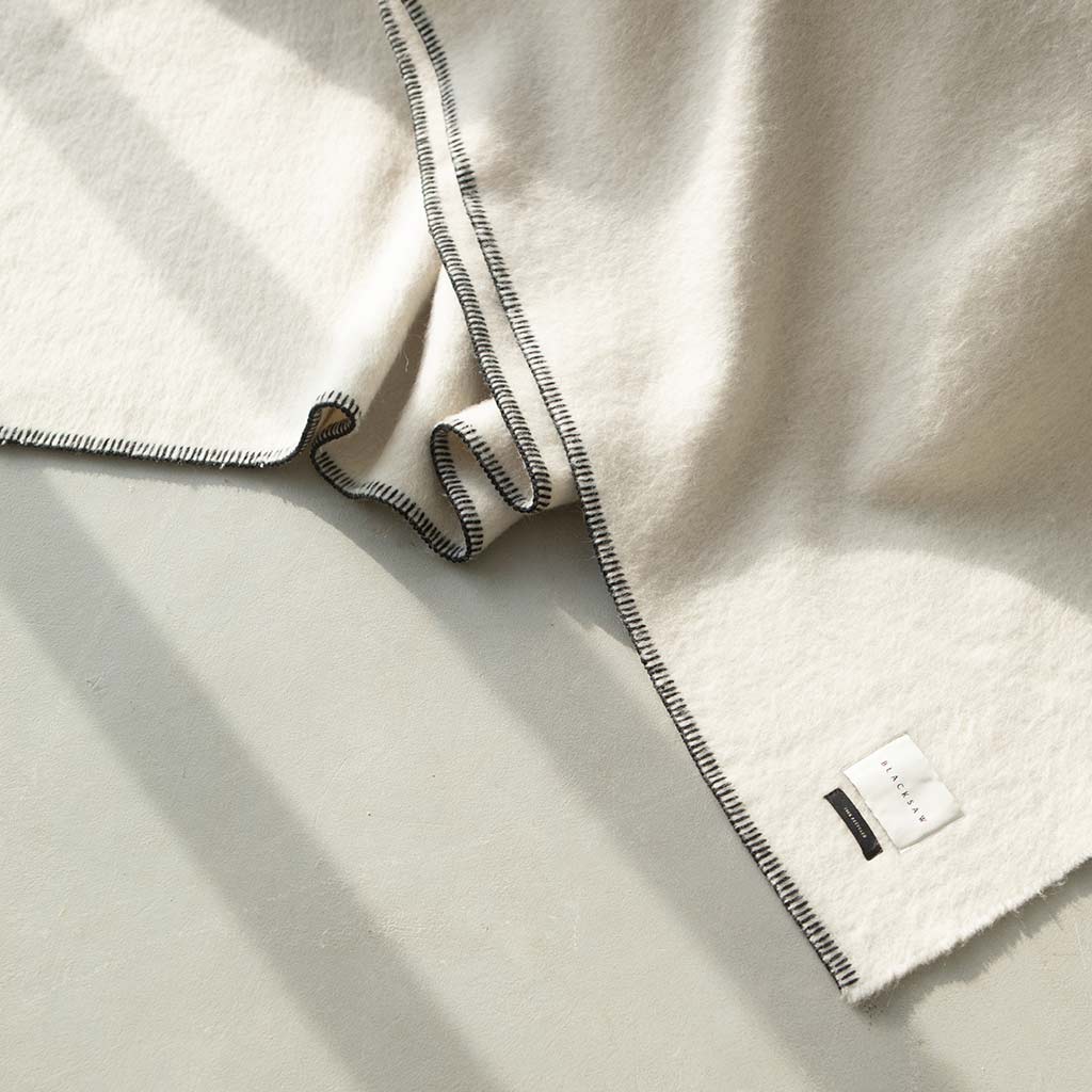 Blacksaw The Siempre Speakeasy Recycled Blanket - Speakeasy Ivory