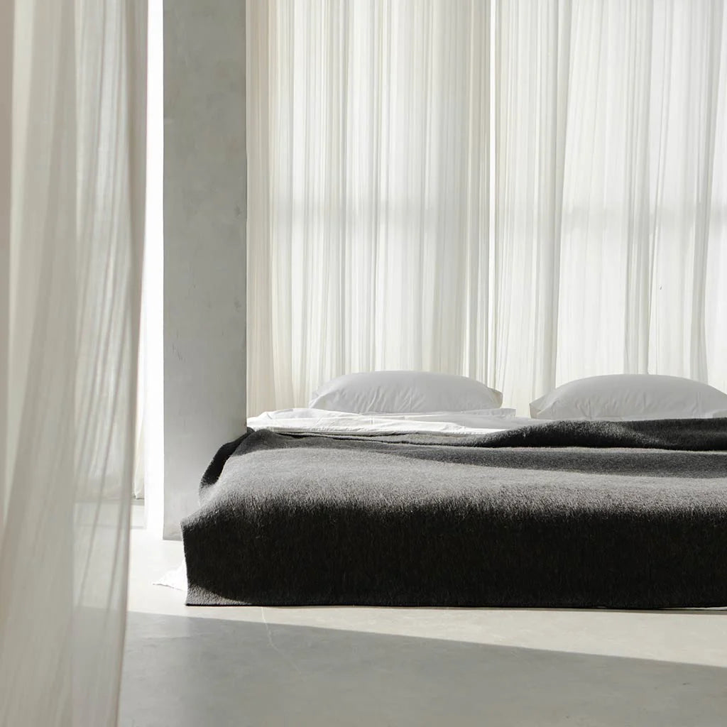 Blacksaw The Siempre Speakeasy Recycled Blanket - Speakeasy Charcoal