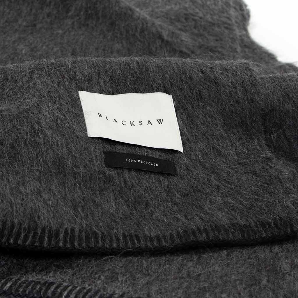 Blacksaw The Siempre Speakeasy Recycled Blanket - Speakeasy Charcoal
