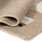 Blacksaw The Siempre Recycled Blanket - Beige/Ivory Stripe