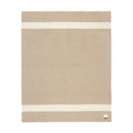 Blacksaw The Siempre Recycled Blanket - Beige/Ivory Stripe