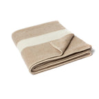 Blacksaw The Siempre Recycled Blanket - Beige/Ivory Stripe
