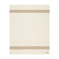 Blacksaw The Siempre Recycled Blanket - Ivory/Beige Stripe