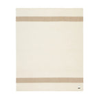 Blacksaw The Siempre Recycled Blanket - Ivory/Beige Stripe