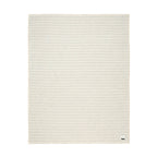 Blacksaw Lee Heirloom Blanket Zero Dye - Shoji/Ivory Vertical Stripe