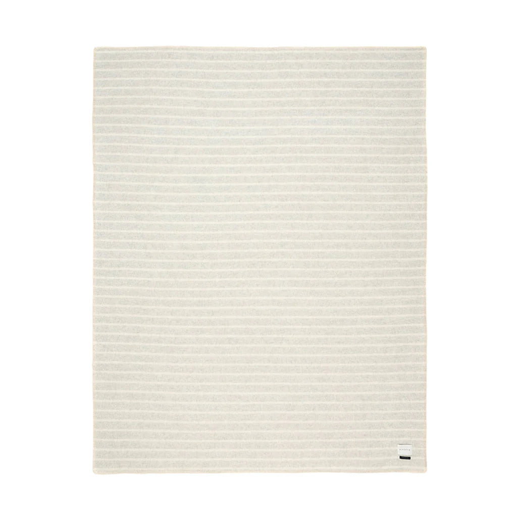 Blacksaw Lee Heirloom Blanket Zero Dye - Shoji/Ivory Vertical Stripe