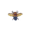 Trovelore Blue Banded Bee Brooch