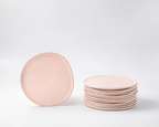 Haand Side Plate - Ripple | 6.5 in - Buttermilk Pink