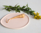 Haand Salad Plate - Ripple | 8.5 in - Buttermilk Pink