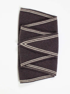Oats & Rice Bronte Spindle-shaped Cashmere Scarf | Cacao