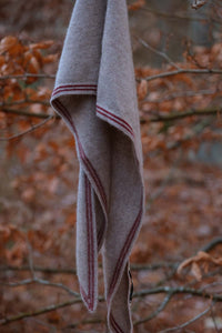 Oats & Rice Bronte Spindle-shaped Cashmere Scarf | Mocha