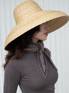 Oats & Rice Bronte Spindle-shaped Cashmere Scarf | Tan