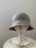 Oats & Rice Cashmere Bucket Hat | Brown
