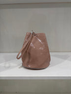 Tracey Tanner - Candy Patent Bucket Bag | Nude