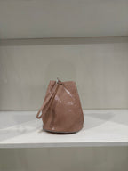 Tracey Tanner - Candy Patent Bucket Bag | Nude