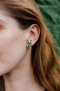 CÂPÂ Alocasia Velvet Earrings