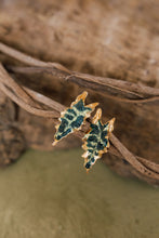 Load image into Gallery viewer, CÂPÂ Alocasia Amazonica Earrings
