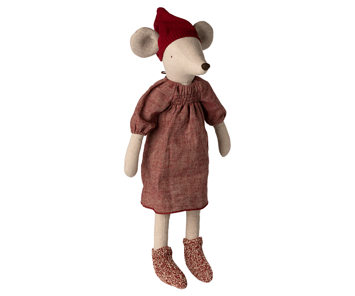 Maileg Christmas Mouse, Maxi - Girl