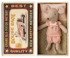 Maileg Little Sister Mouse in Matchbox