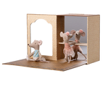 Maileg Ballet Mice in Dance Studio - Little Sister + Little Brother