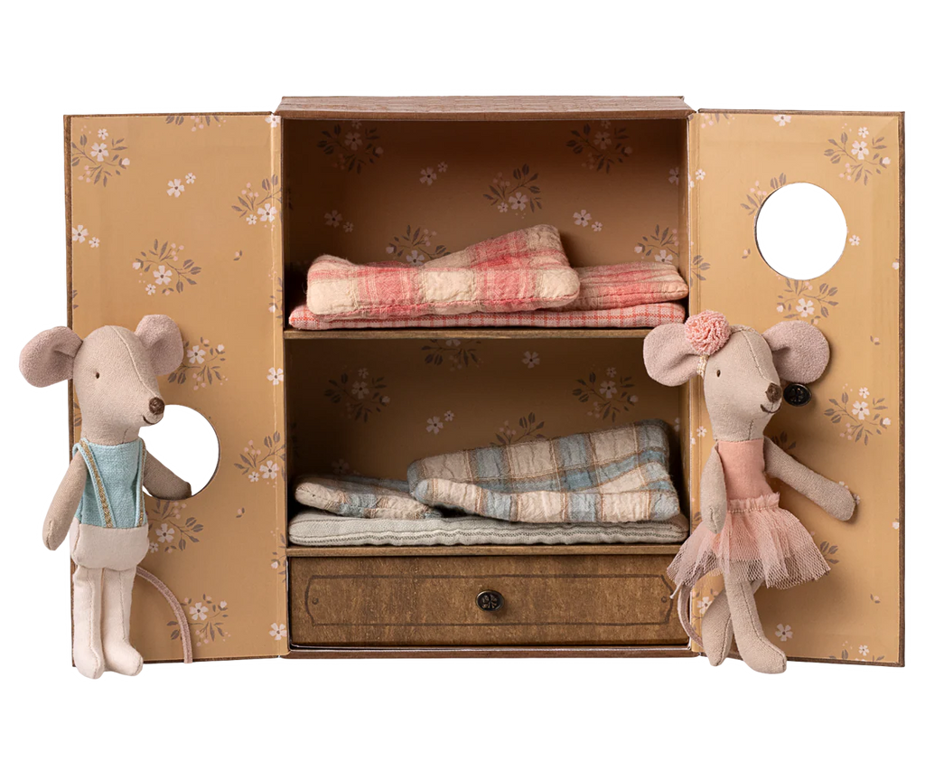 Maileg Ballet Mice in Dance Studio - Little Sister + Little Brother