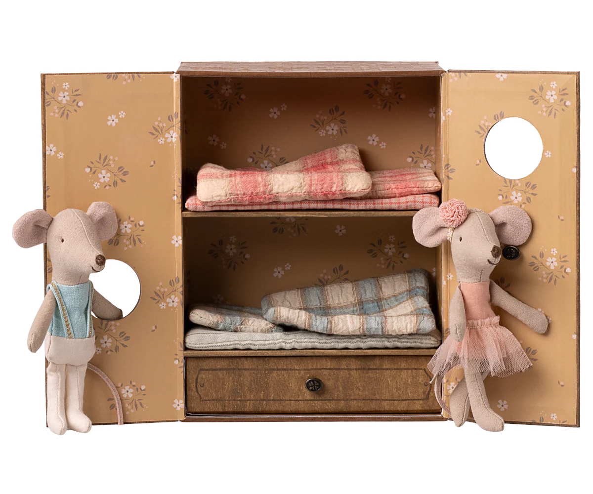 Maileg Ballet Mice in Dance Studio - Little Sister + Little Brother