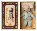Maileg Little Brother Mouse in Matchbox