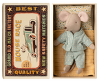 Maileg Little Brother Mouse in Matchbox