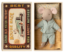 Load image into Gallery viewer, Maileg Little Brother Mouse in Matchbox
