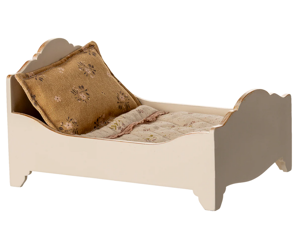 Maileg Bed, Mouse | Off White