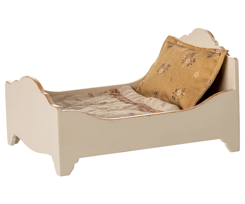 Maileg Bed, Mouse | Off White