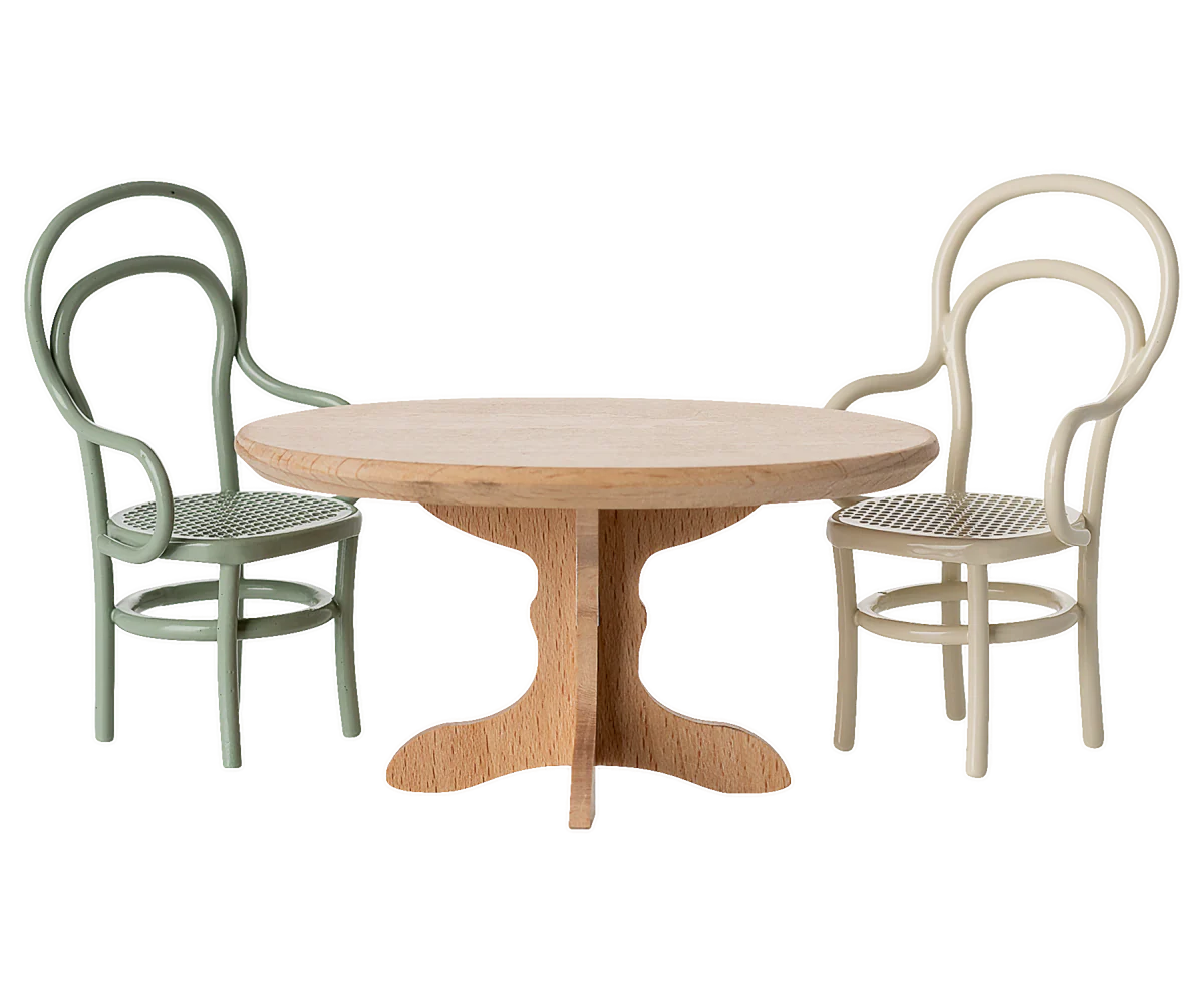Maileg Oval Dining Table, Mouse | Nature