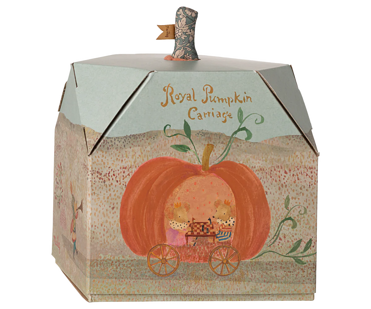 Maileg Royal Pumpkin Carriage - Mouse *