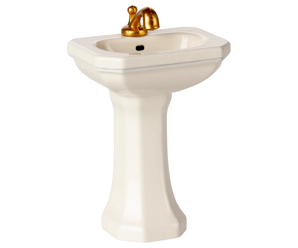 Maileg - Bathroom Sink, Mouse | Off White