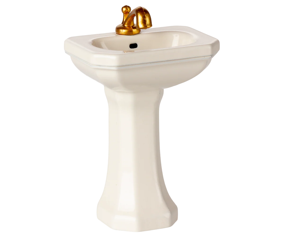 Maileg - Bathroom Sink, Mouse | Off White