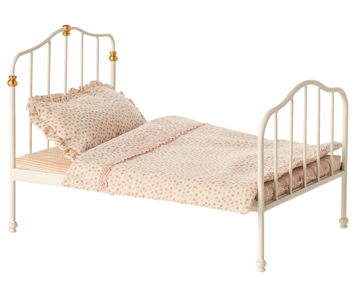 Maileg - Vintage Bed, Mouse | Off White