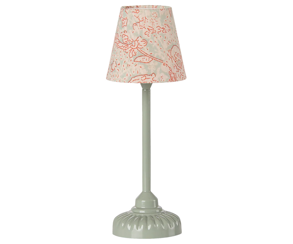 Maileg - Vintage floor lamp | Mouse - Mint